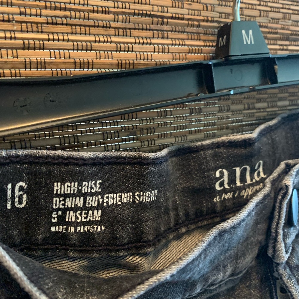 Ana High-Rise Denim Boyfriend Shorts